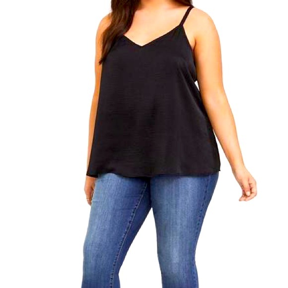 torrid Tops - Torrid Sophie Charmeuse Swing Cami